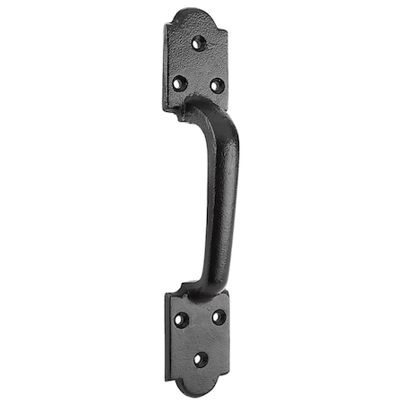 National Hardware National Hardware 8-1/2 in. L Black Steel Ornamental Gate Pull N100-055